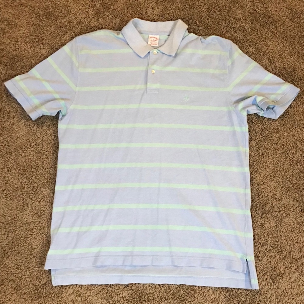 Brooks Brothers| SS Polo Shirt| Lavender Mens LRG